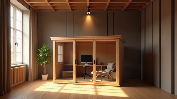 Pourquoi opter pour une cabine acoustique d'occasion avec éclairage ?